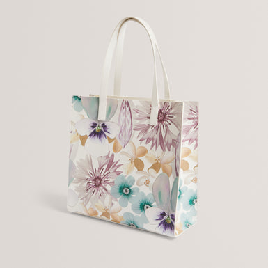 HALENA: Petal Print Large Icon Bag
