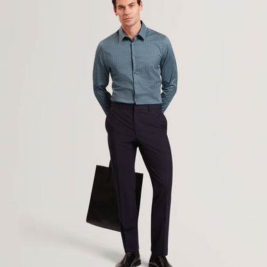 CAYLAXE: Slim Fit Geo Print Shirt