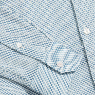OLWENO: Slim Fit Geo Print Shirt