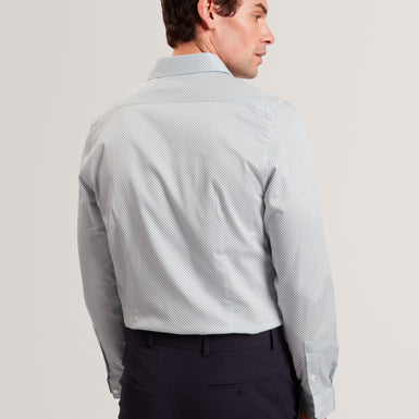 OLWENO: Slim Fit Geo Print Shirt
