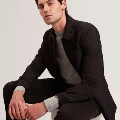 THOVA: Quilted Overshirt