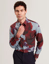GIVIRA: Regular Fit Floral Print Shirt