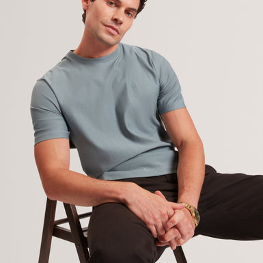 KAELITH: Herringbone Panel T-Shirt