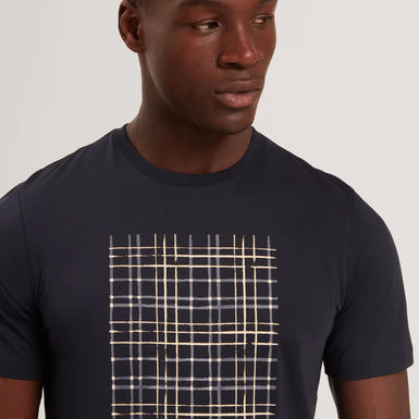 SIONAN: Box Print T-Shirt