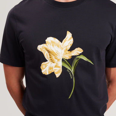 TALYSSA: Placement Floral T-Shirt