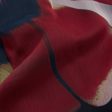 LAYNIA: Printed Seam Detail Bubble Hem Midi Dress