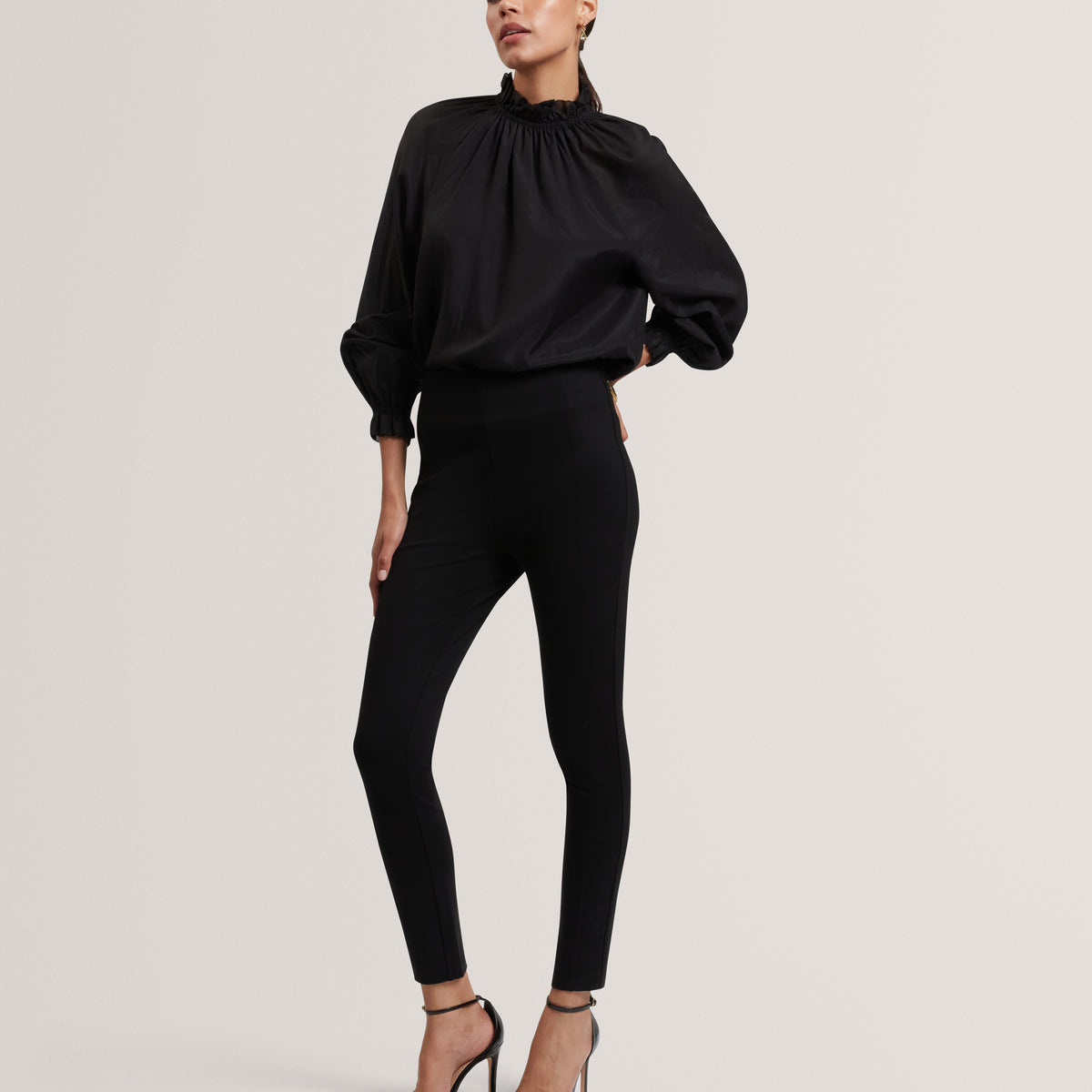Women's SAMRAA-Gathered Neck Long Sleeve Blouse – Poseidon Brands (Pty) Ltd