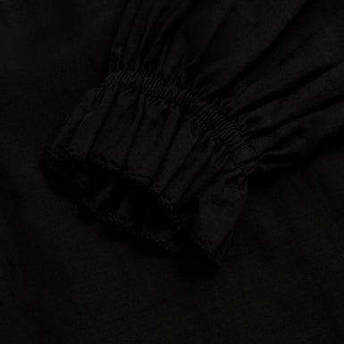 Women's SAMRAA-Gathered Neck Long Sleeve Blouse