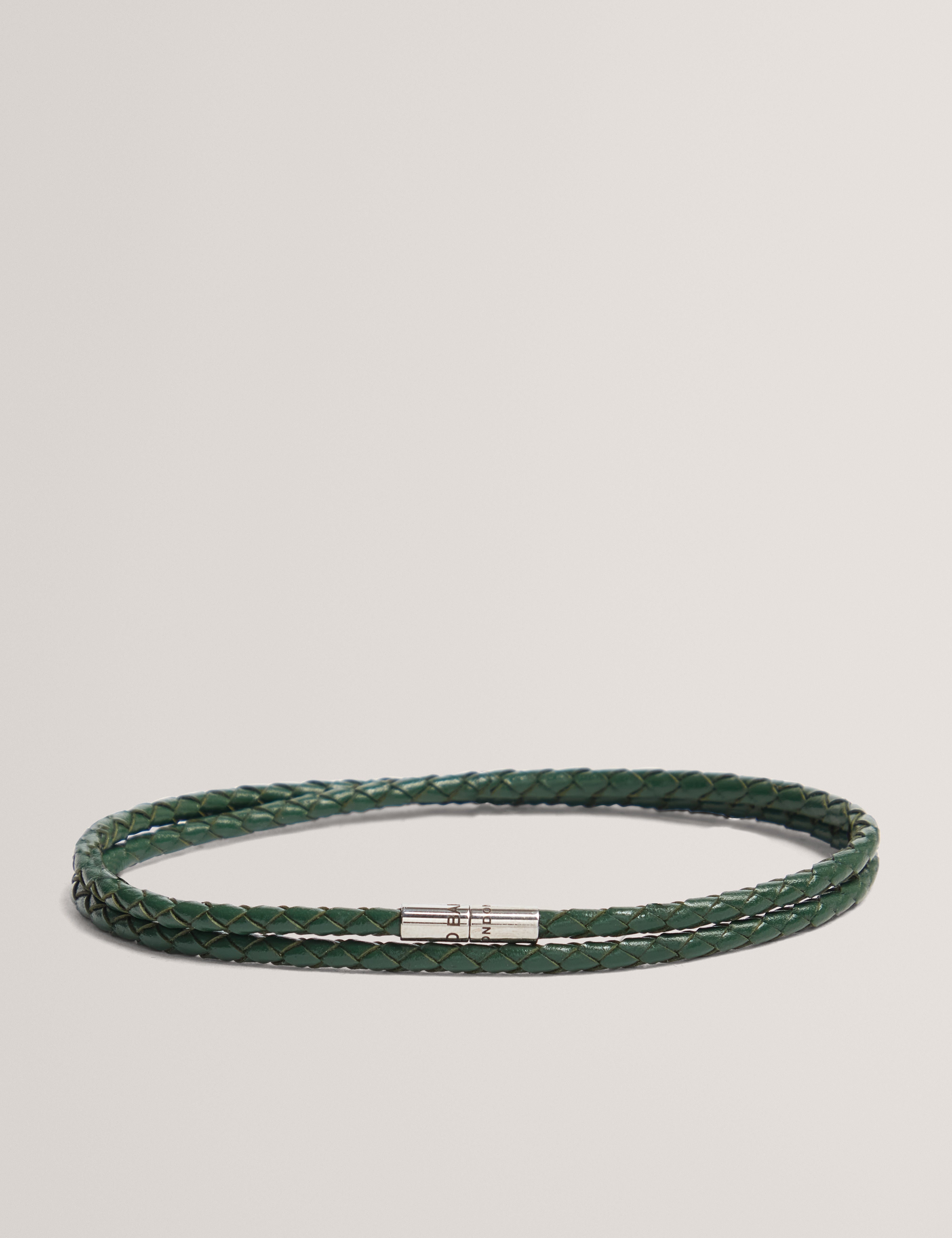 PPOUND: Woven Leather Bracelet