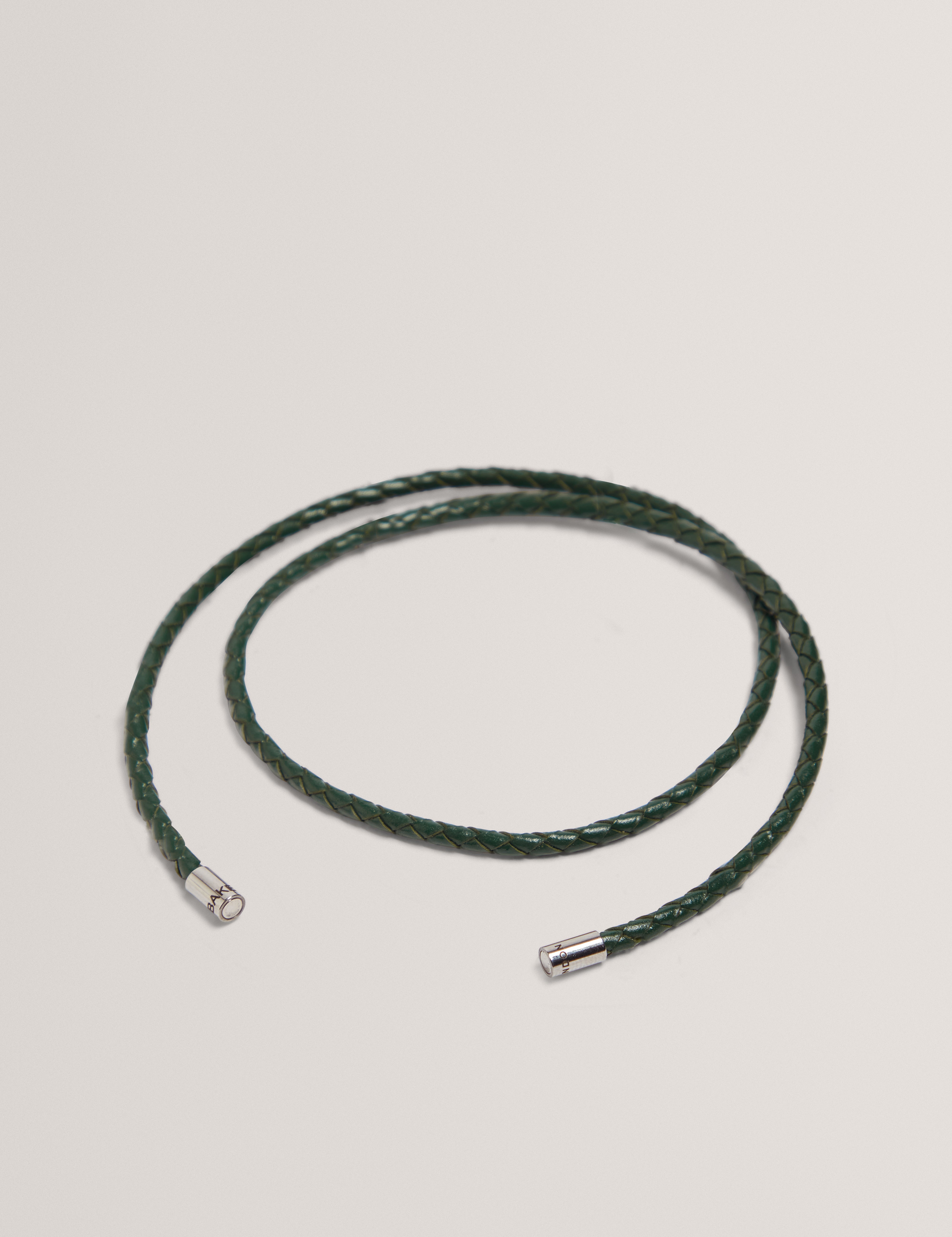 PPOUND: Woven Leather Bracelet