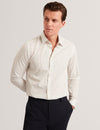 HANGENT: LS Regular Fit Branded Stripe Print Shirt