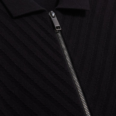 LYSAND: Chevron Stitch Zip Through