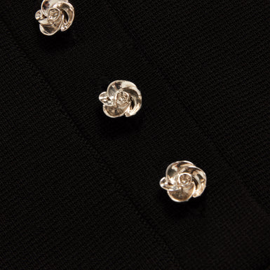 RONDAA: Mini Short Sleeve Knitted Polo Dress