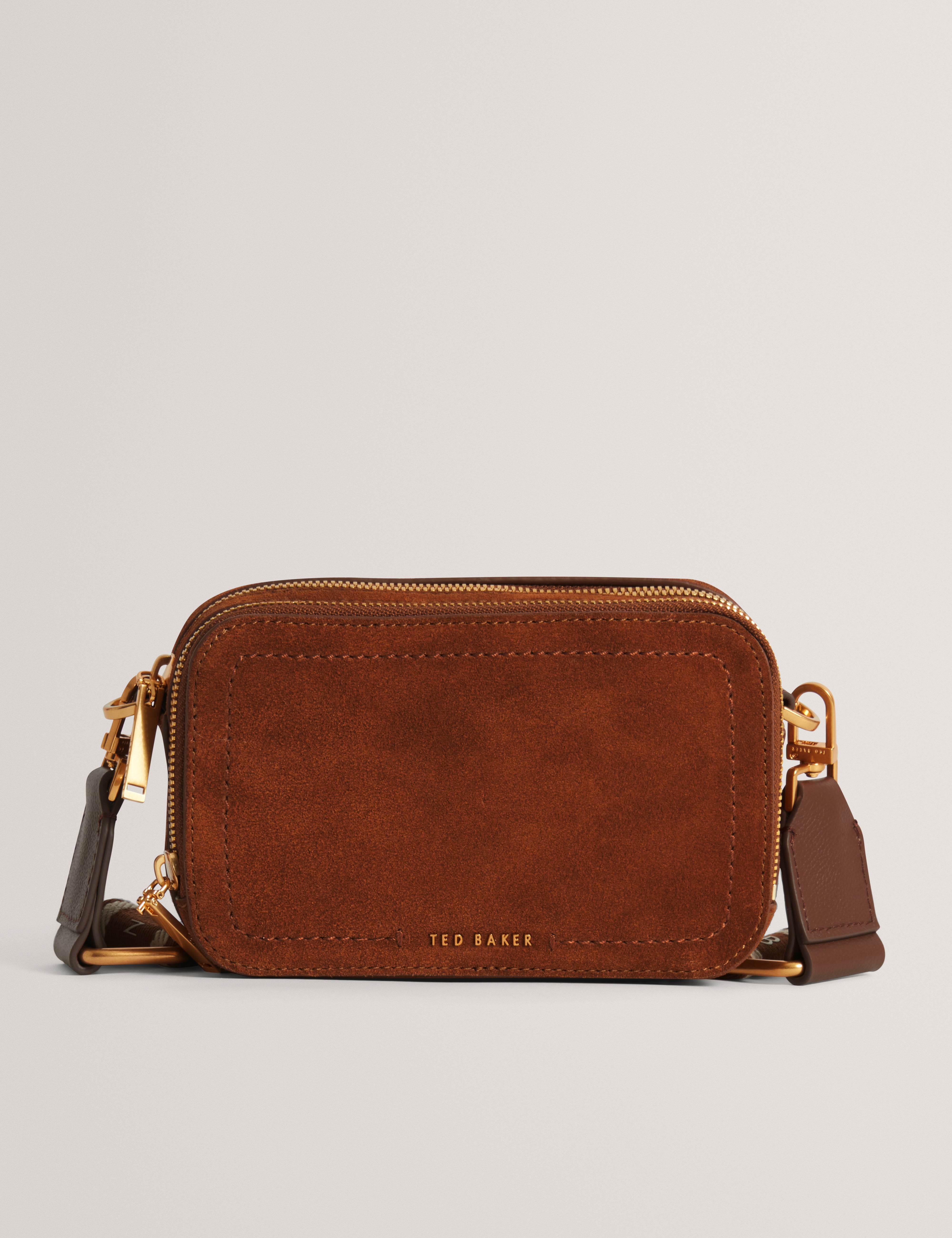 Women's SHAYANN-WEBBING SUEDE CROSSBODY CAMERA BAG