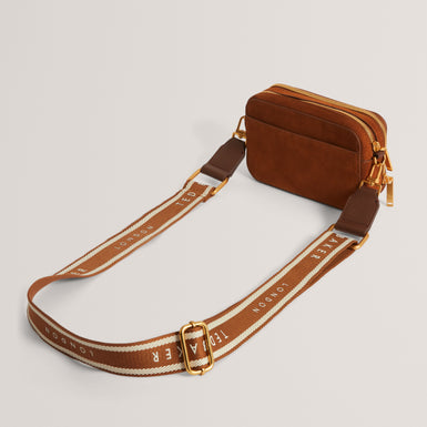 Women's SHAYANN-WEBBING SUEDE CROSSBODY CAMERA BAG