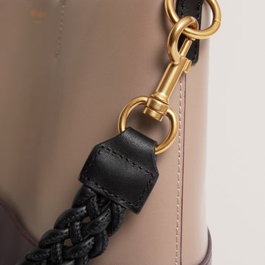 Women's WYNSLOW-Woven Handle Colourblock Large Bag