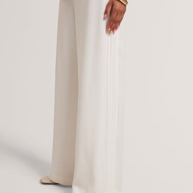 Women's GORJJA-Detail Wide Leg Crepe Trousers