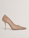 CRIISTA: Crystal Mesh Heel Shoe