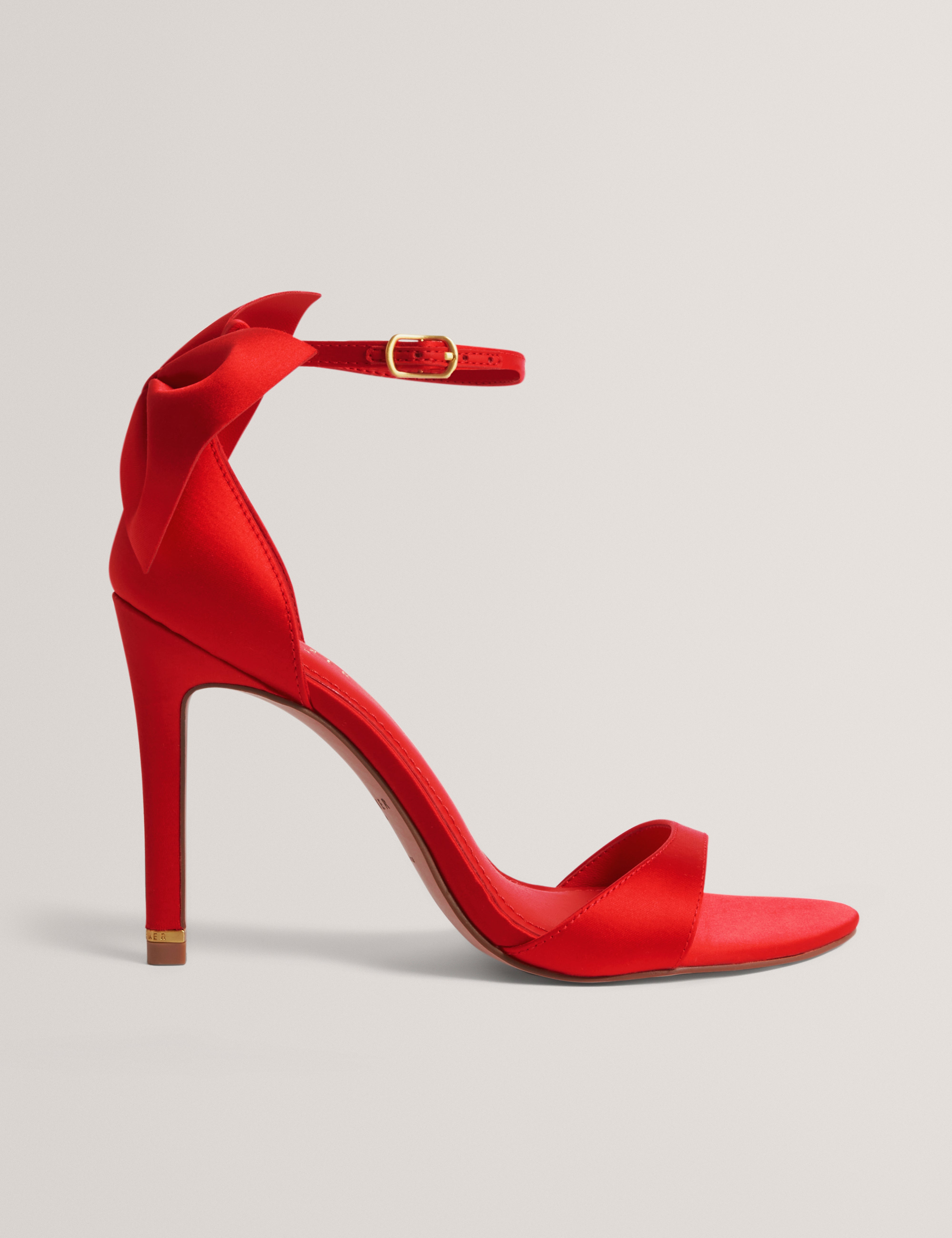 SOFELAA: Satin Bow Detail Sandal