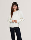 MALLEE: Neck Boxy Cardigan