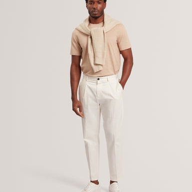 XADIEL: Ss Mixed Texture Stripe T-Shirt