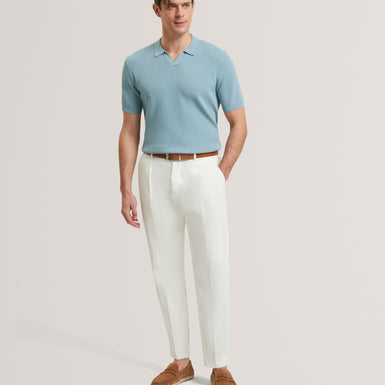 LUTHEN: Ss Zig Zag Stitch Polo