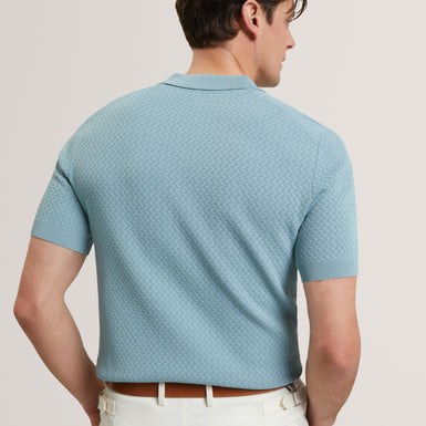 LUTHEN: Ss Zig Zag Stitch Polo