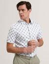 CHASKA: Ss Regular Ditsy Floral Print Shirt