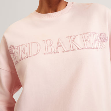 TANLIE: Branded Embroidery Sweatshirt