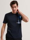 FLORAEN: Ss Chest Graphic T-Shirt