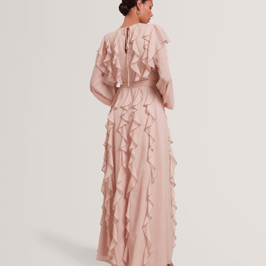 LIYANNA: Ruffle Maxi Dress