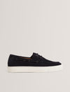 BOUDEN: Suede Boat Shoe