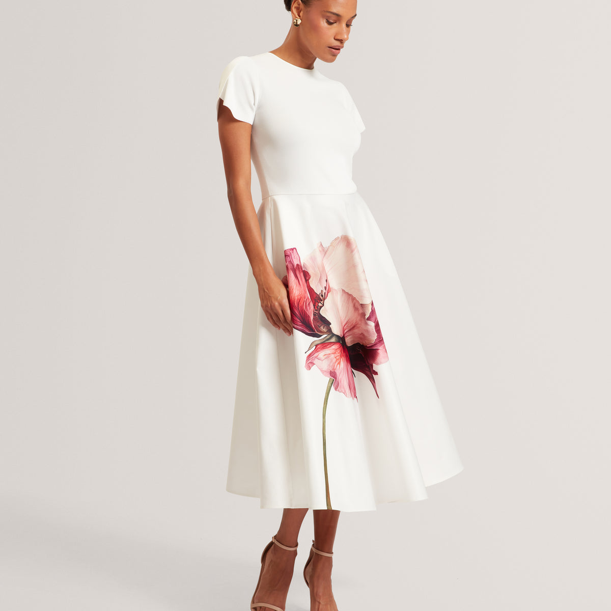 CRISANT: Printed Tulip Sleeve Mockable Dress – Poseidon Brands (Pty) Ltd