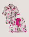 PENNY: SS Printed Satin Set