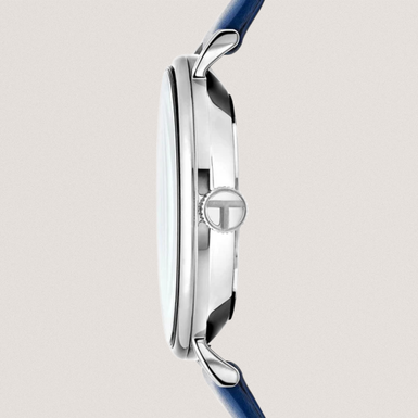 PHYLIPA: Blue Leather Watch