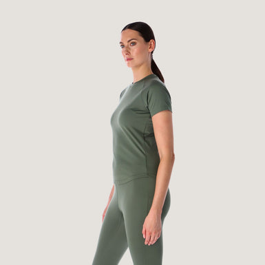 NICKY: Essentials  Body Contour Cap Sleeve T-Shirt