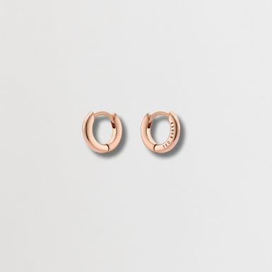CRISETE: Logo Hoop Earrings (10mm)