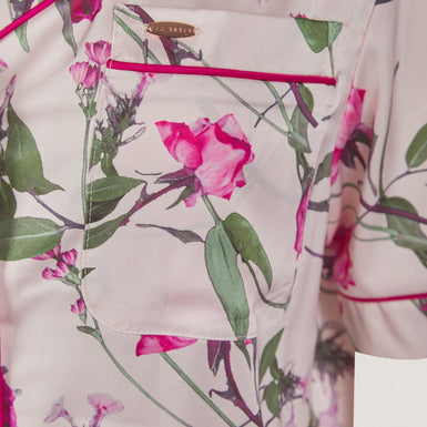 PENNY: SS Printed Satin Set