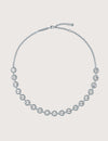 SOLANNA: Solitaire Sparkle Crystal Chain Necklace