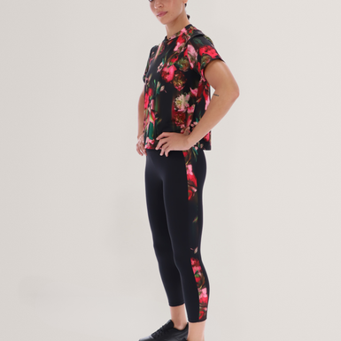 ELSIE: Floral Aeroflow T-Shirt