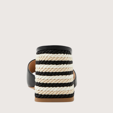 CHLOOE: Mid Block Heel Sandal Black