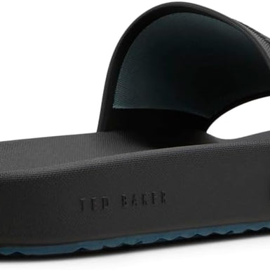 Men's SEENEN-Rubber Pool Slide Black
