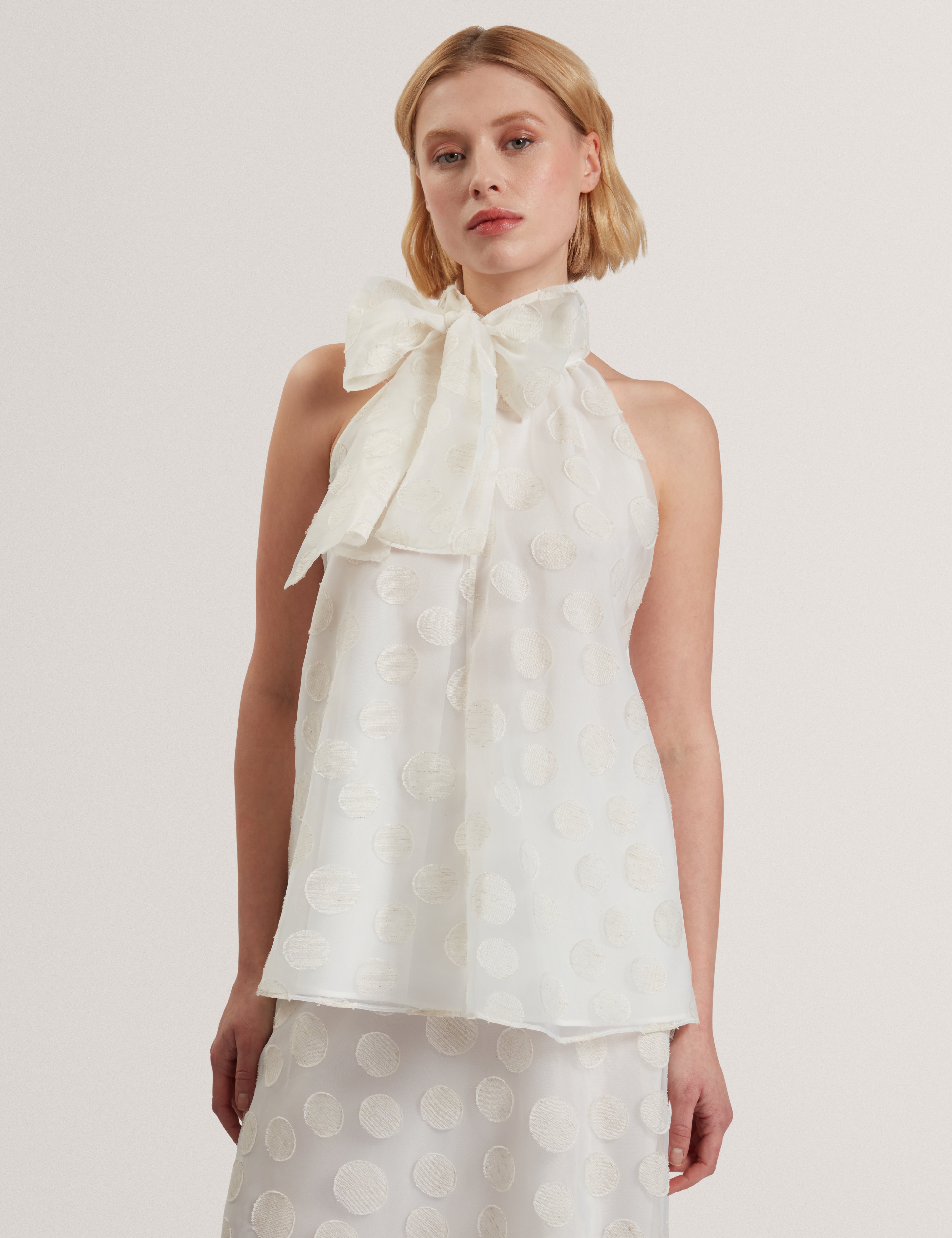 Women's ARBOAA-Drape Detail Halter Neck Top