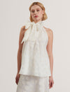 Women's ARBOAA-Drape Detail Halter Neck Top