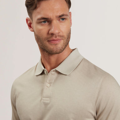 Men's AUGUSO-SS Regular Tonal Jacquard Polo