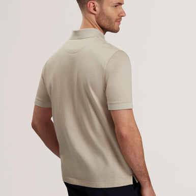 Men's AUGUSO-SS Regular Tonal Jacquard Polo