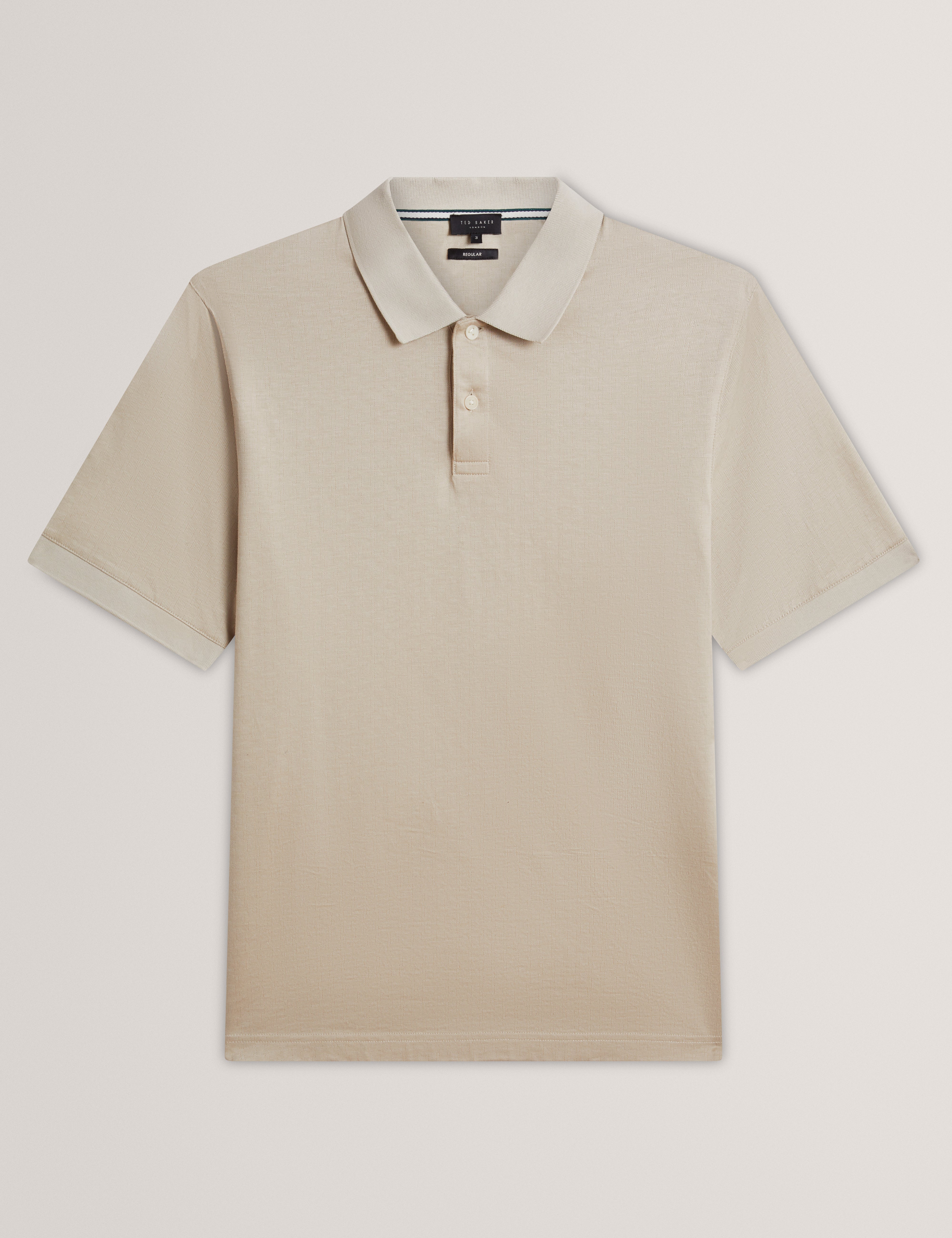 Men's AUGUSO-SS Regular Tonal Jacquard Polo