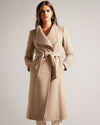 Women's Rose Coat Camel