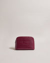 Women's Crocala-Imitation Croc Makeup Bag Dp-Purple