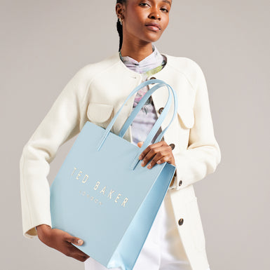 Women's CRINKON-Crinkle Large Icon Bag Lt-Blue